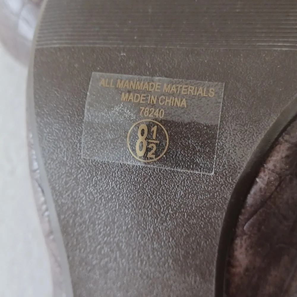 Maurices Alligator Skin Heels